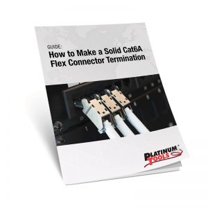 cat6a flex connector termination guidebook