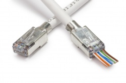 Shielded EZ-RJ45® for CAT5e & CAT6 with External Ground 